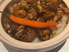蘑菇焗鸡翅-甜阿姨·天台花园私房菜(万松园店)