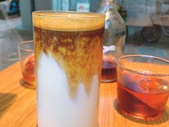 红豆沙拿铁-Line 咖啡(石厦花园店)