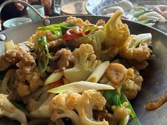 干锅有机花菜-山外山菜馆(玉泉路店)