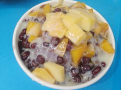 鲜芒果红豆炼乳刨冰-梁子刨冰王(鞍山西道店)