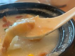 干贝鱼皮粥-临江酒店-中餐厅
