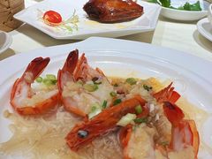 蒜蓉金菇蒸开边九节虾-東海海鲜酒家(中信广场店)