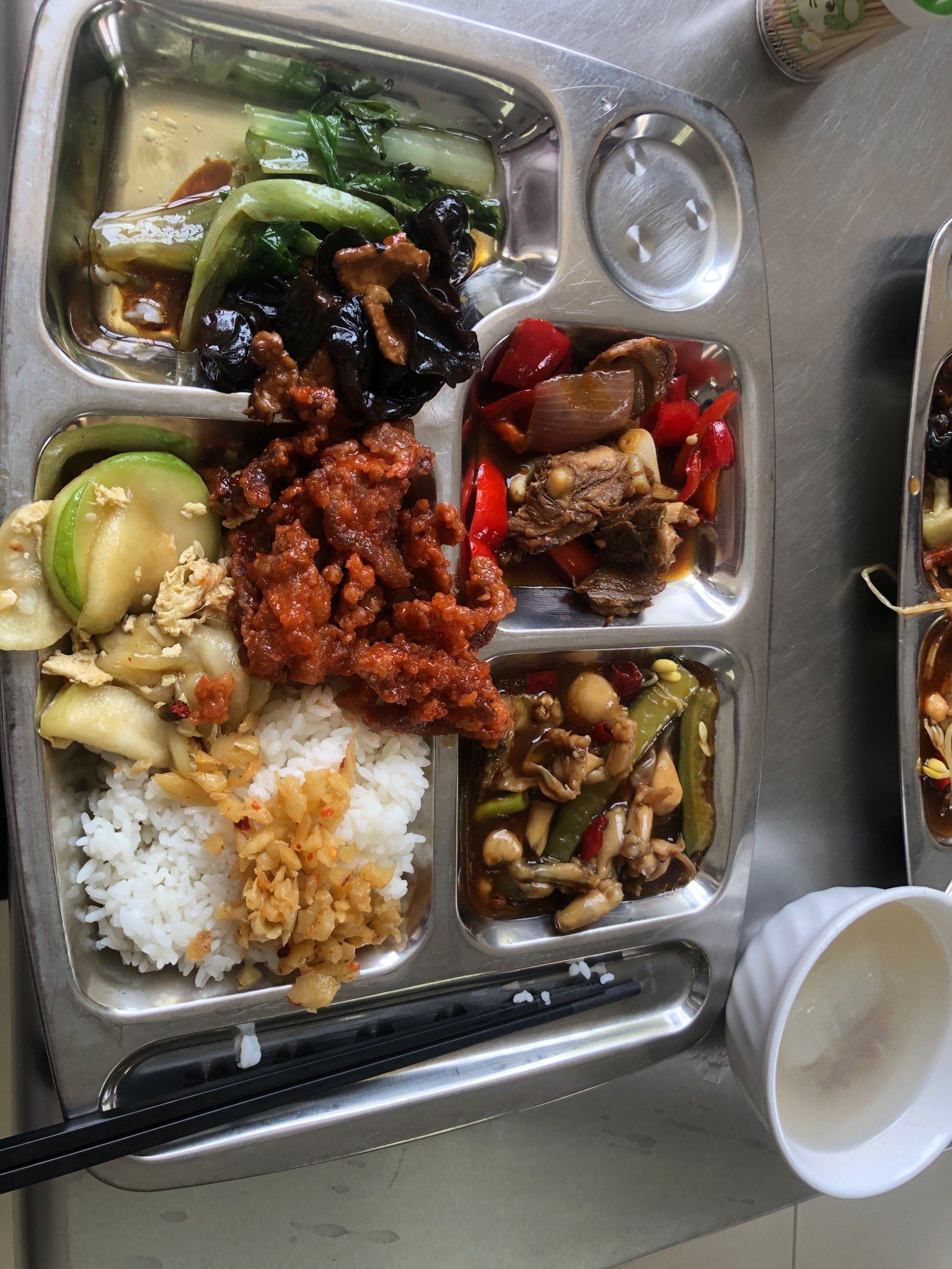 食堂难得一见的好菜品