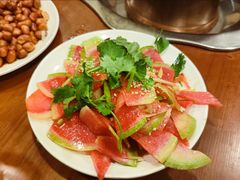 炝拌萝卜皮-老五四季涮肉(白纸坊店)