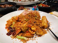 避风塘炒阿拉斯加蟹肉-金悦轩海鲜酒家(拱北店)