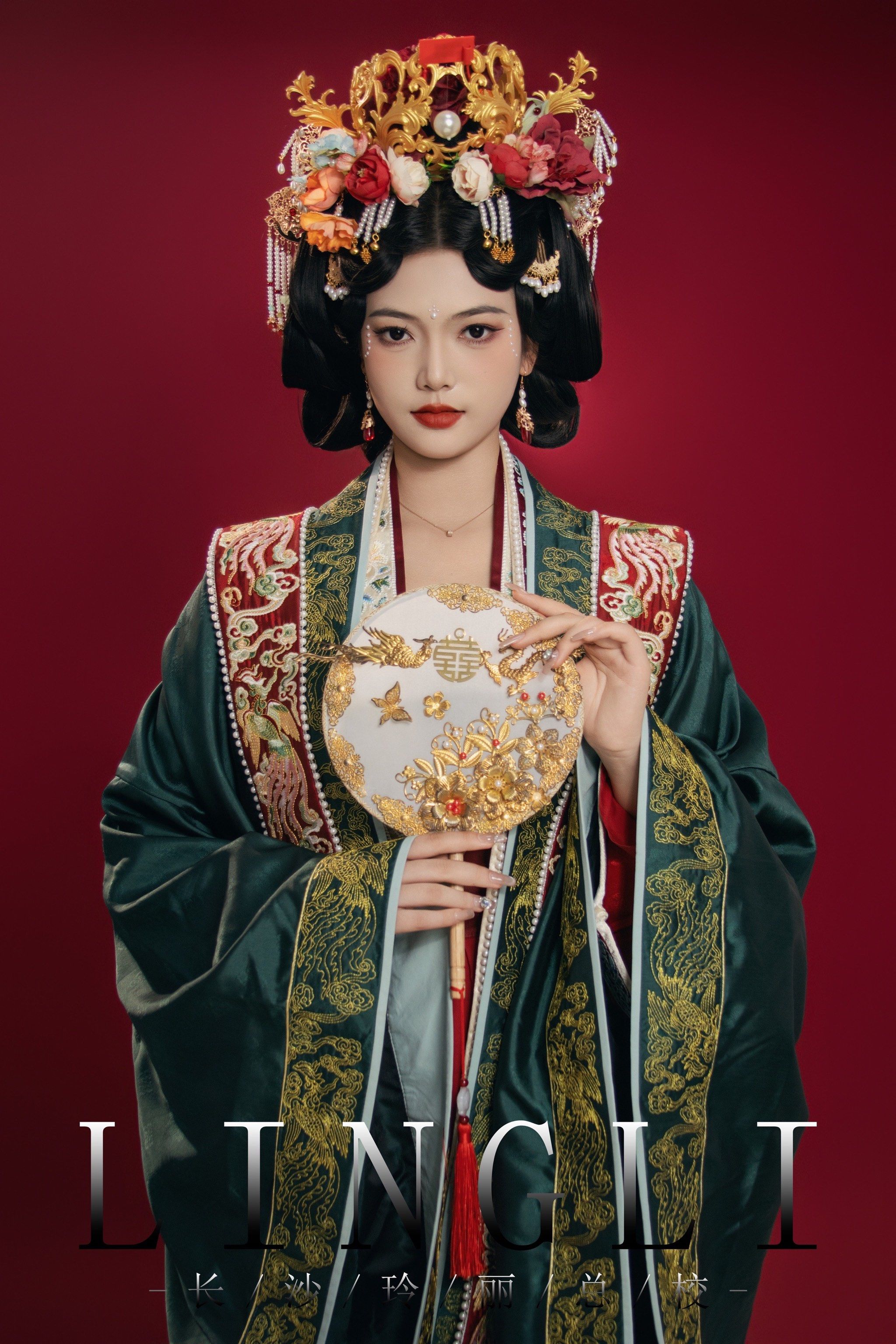 古风新娘发型艺术