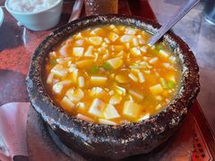 石锅鸡汤豆腐-绿茶餐厅(蓝色港湾店)