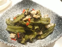 榄菜蛤蜊拌龙豆-新旺茶餐厅·早餐·夜宵(仙霞店)