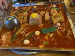 鱼饼火山炒年糕-包装马车·韩国料理·포장마차