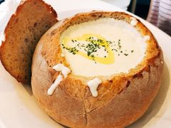 奶油海鲜浓汤配黑麦包-美丽心情蛋糕(江苏路店)