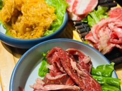 -明洞阿姨·韩式酱蟹烤肉·创意料理(三元桥店)