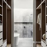 今日分享衣帽间与主卫兼得