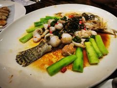 鲜花椒蒸桂花鲈-猪肉婆私房菜(容桂总店)