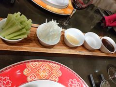 烤鸭配料-北京王府井希尔顿酒店·秦唐中餐厅Chynna