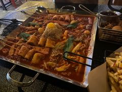 鱼饼火山炒年糕-包装马车·韩国料理·포장마차