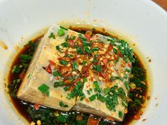 盐蛋豆腐-醋果子炒大肠·老赣南客家菜(渔湾里店)