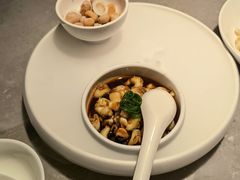 辣酒汁花螺配夏威夷果-木守西溪溪隐餐厅