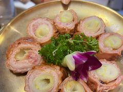 肥肠包大葱-闻老头·菊花炭烤肉(D11店)