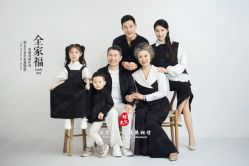 -时光纪亲子全家福照相馆(静安店母女写真父母纪念照)