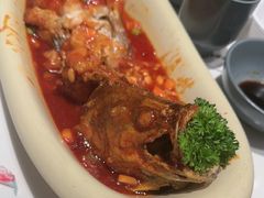 松子鲈鱼-鹿港小镇(黄金店)