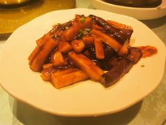 鱼香年糕炒茄子-涌上外婆桥(南塘店)