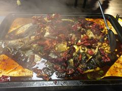-探鱼·鲜青椒爽麻烤鱼(广州花都来又来店)