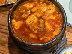 海鲜嫩豆腐汤-明洞阿姨·韩式酱蟹烤肉·创意料理(三元桥店)