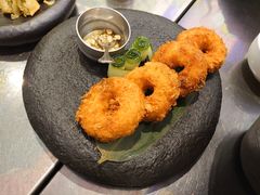 泰式手打虾饼配酸甜梅子酱-simply thai天泰(世纪汇店)