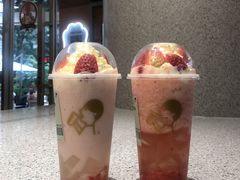 雪山莓莓桂花冻-喜茶(深圳喜荟城店)