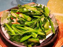 铁板虾酱芥兰-清晖小苑•顺德地方菜(壹海城店)