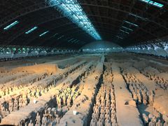 一号坑内景-秦始皇兵马俑博物馆-停车场
