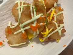 香酥青芥蟹籽虾丸子-一沙一城·岩烤牛扒(深圳首店)