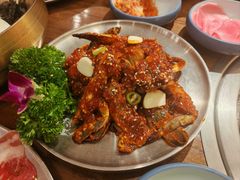 -明洞阿姨·韩式酱蟹烤肉·创意料理(三元桥店)