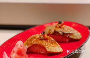 Pan-Seared Foie Gras and Wagyu Sushi