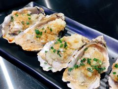 生蚝扇贝-黑门烤肉