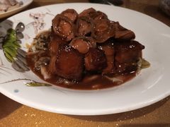 水绿菜焖鲍鱼红烧肉-红棉中餐厅·广州海航威斯汀酒店