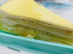 榴莲千层蛋糕切块-7cake憩刻生日蛋糕·下午茶(西安店)