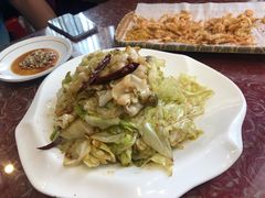 甘蓝爆螺片-韩记海鲜饺子旗舰店(红海新区店)