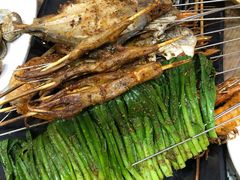 烤鲳鳊鱼-宝记烧烤·碳锅羊肉·羊蝎子火锅·夜食社(文体路创始店)