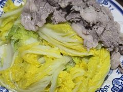 爆羊肉白菜粉丝-老爆肚满五香烧牛羊肉