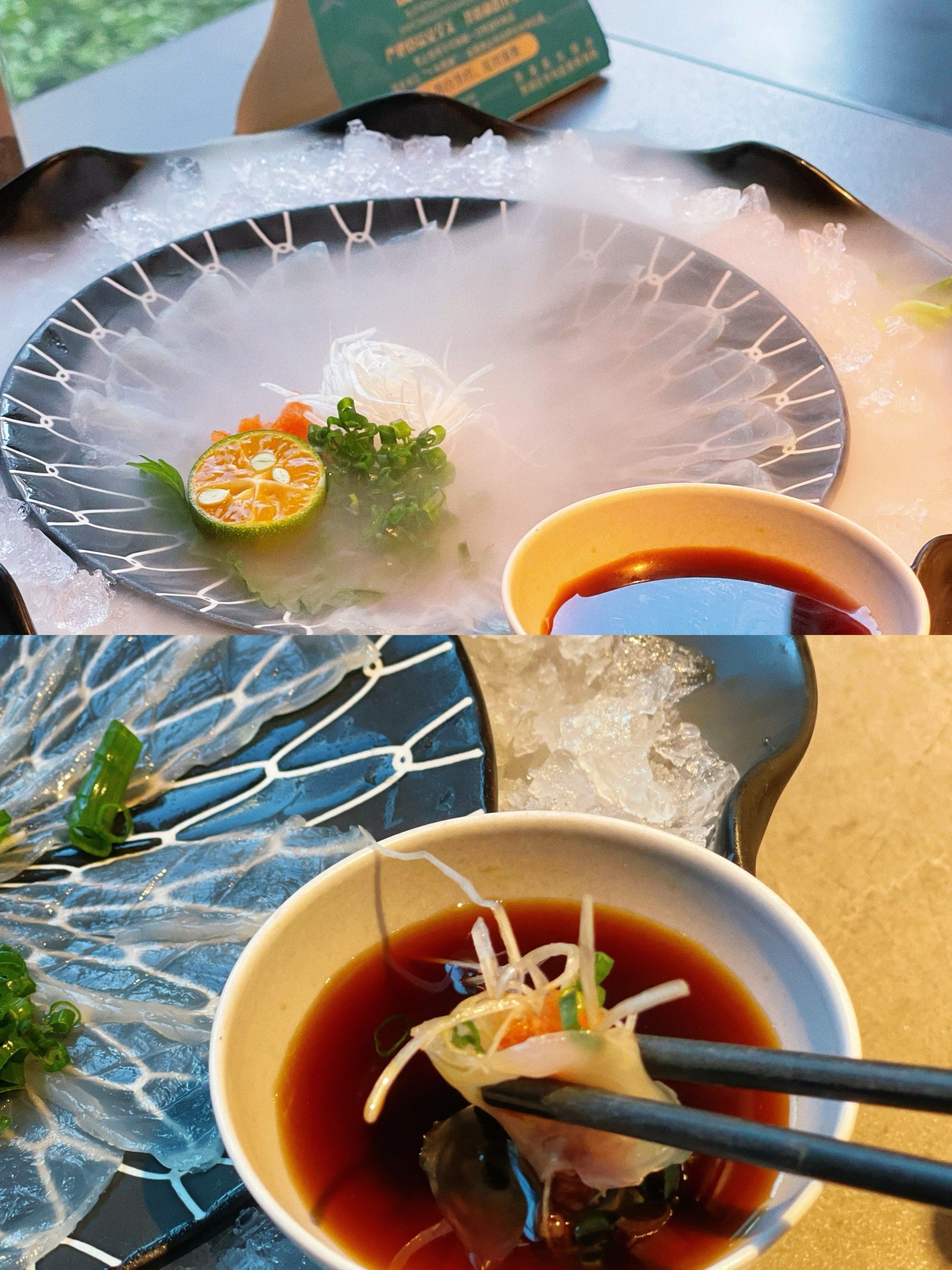 胆太肥了,居然敢吃97河豚刺身99