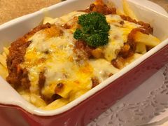 肉酱焗薯条-勺园西餐厅