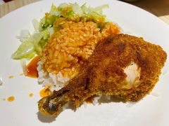 鸡腿饭-北大家园食堂