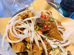 炸鸡一半一半-富乐满韩国正宗炸鸡韩国料理(虹泉路店)