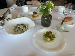 法式鹅肝酱酸樱桃和糖衣开心果-Jean Georges