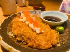 炸猪排佐飞鱼籽酱-松涛日本料理