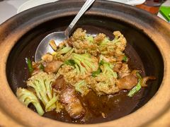 有机菜花炒腊肉-汤城小厨•粤菜•靓汤(金宝街店)