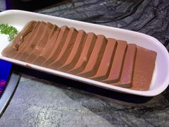 鸭血-热火朝天鲜切牛肉火锅(南强街巷店)