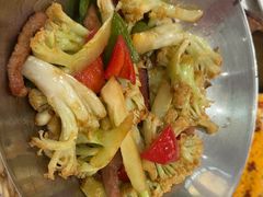 干锅腊味花菜-避风塘·金牌店·夜宵(金玉兰店)