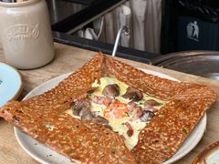 鸡蛋蘑菇熏肉荞麦可丽饼-RAC BAR(安福路店)